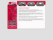 Tablet Screenshot of jpmotors.co.uk